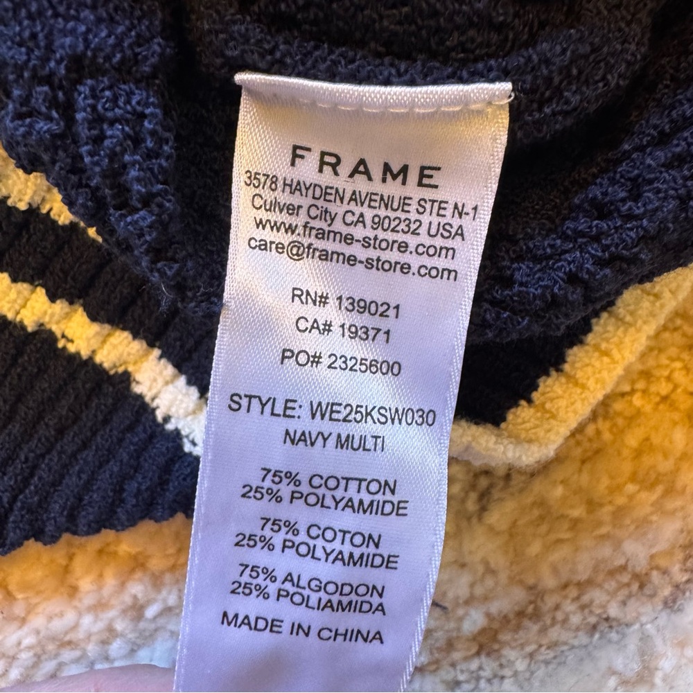 Frame Denim Medium Sweater Rookie Crewneck Style BNWT $398 MSRP - Picture 3 of 8